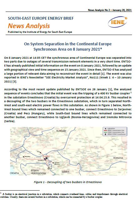 South-East Europe Energy Brief – News Analysis